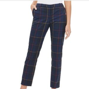 Tommy Hilfiger Windowpane Ankle Straight Leg Pants Size 6 NWT